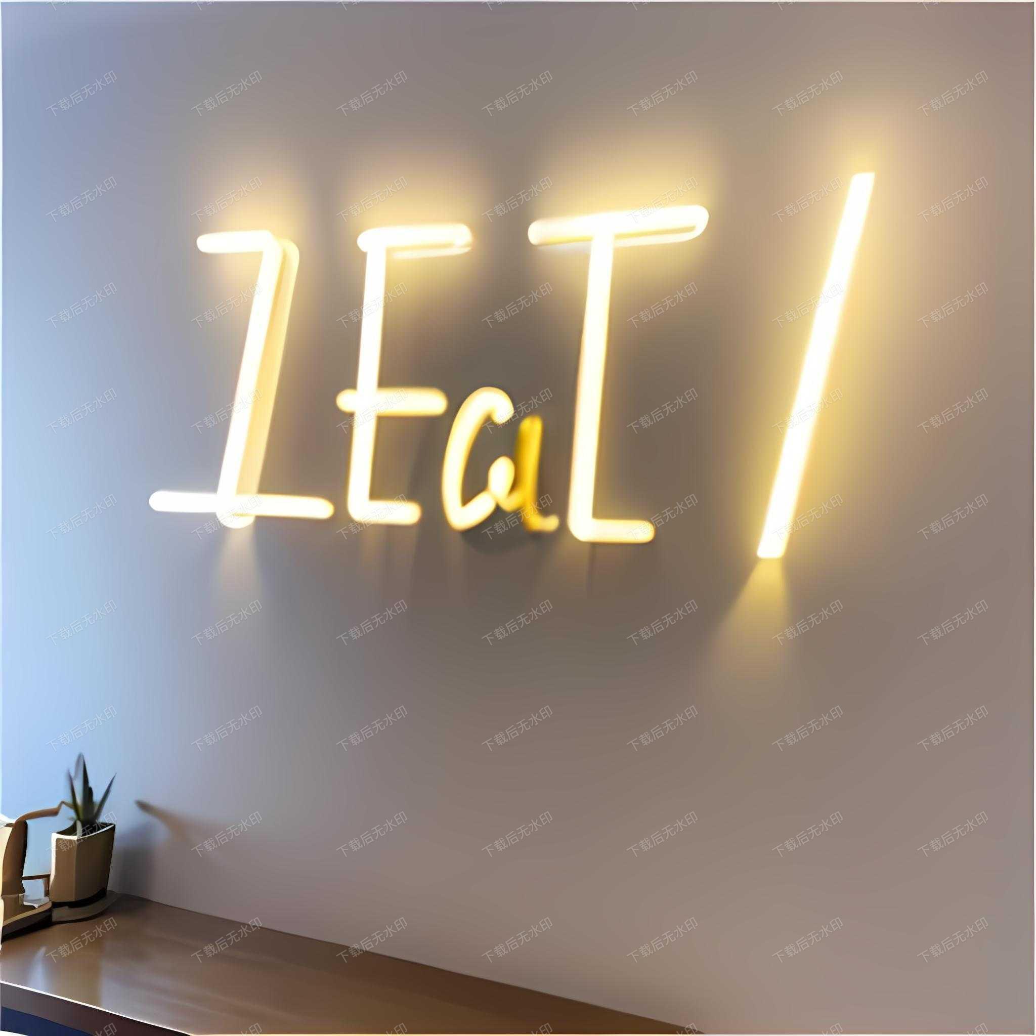 发光字