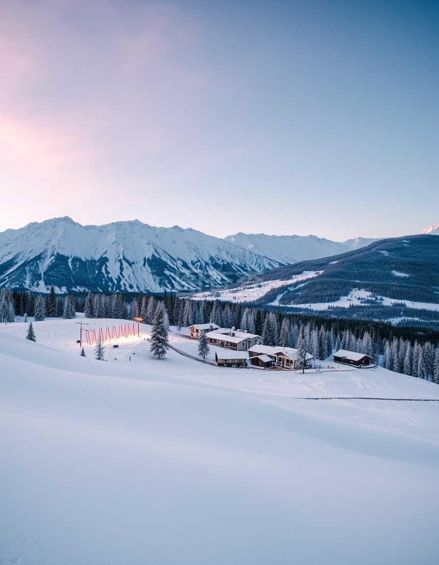 雪山度假