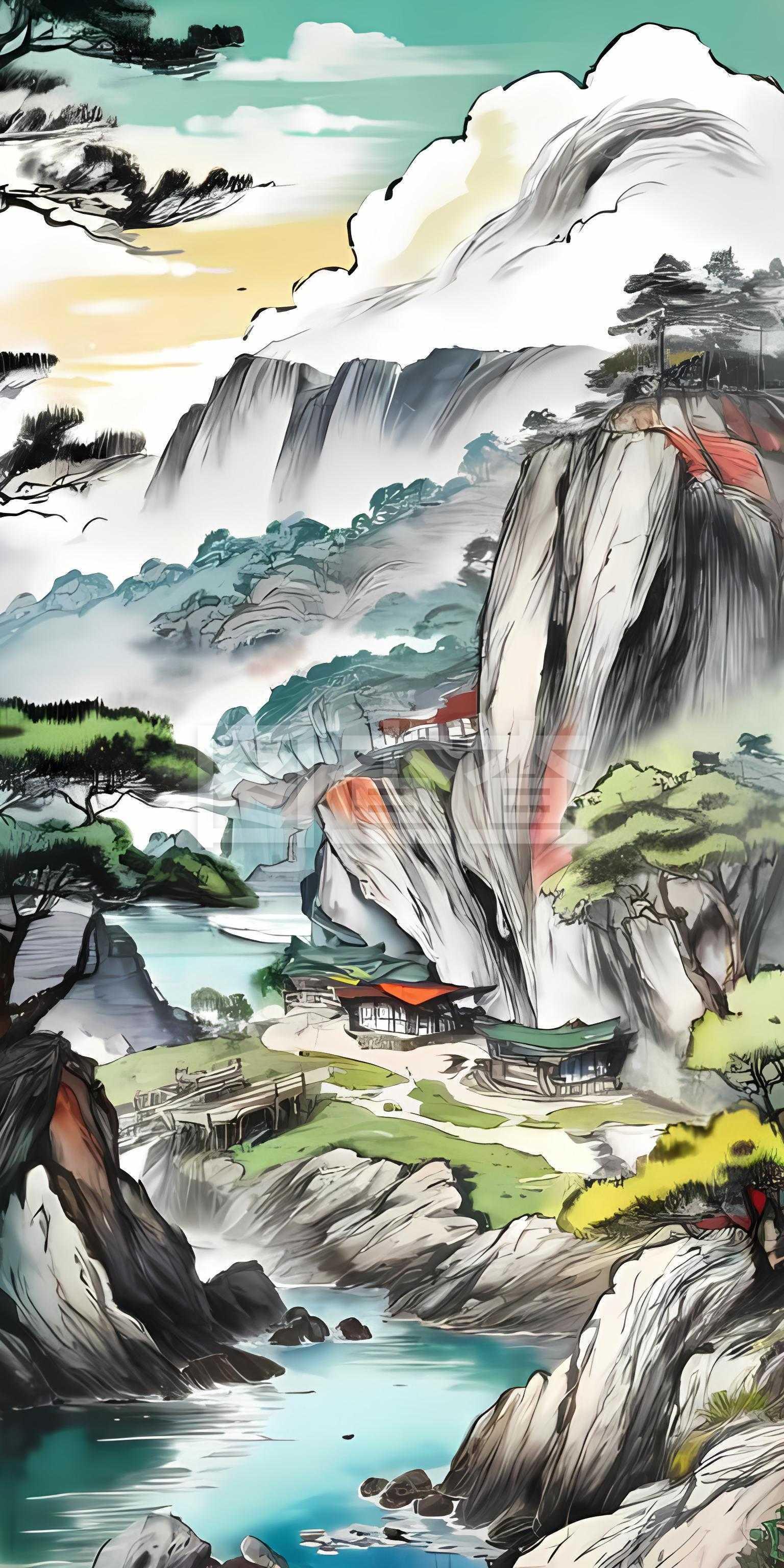 国画山水