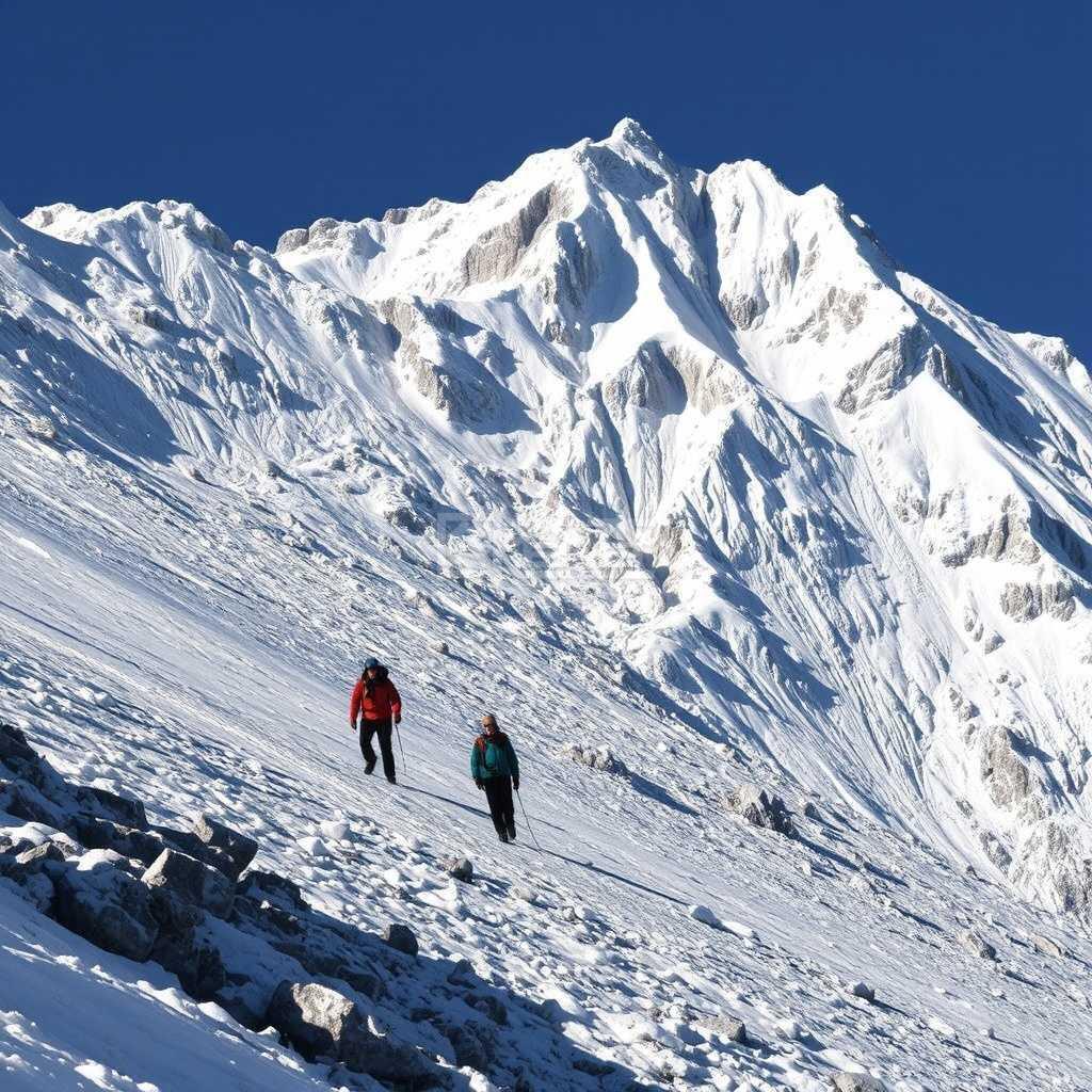 雪山之巅的旅行梦想：一场视觉与心灵的盛宴
