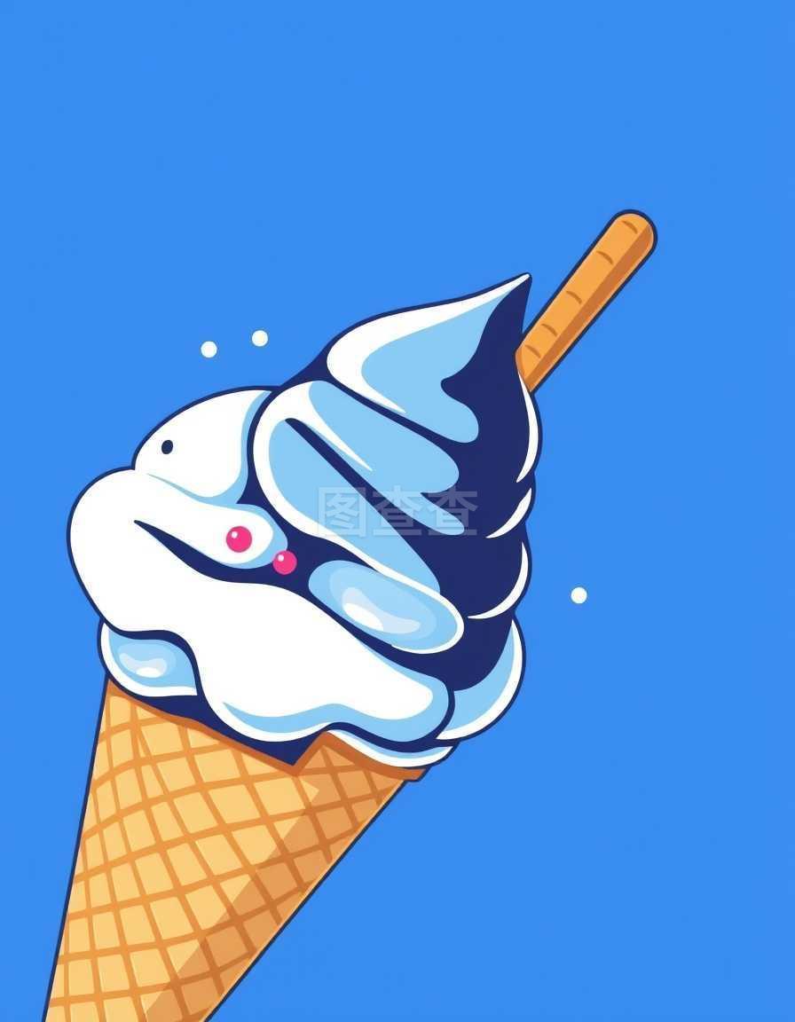 黑色冰淇淋的潮流与魅力